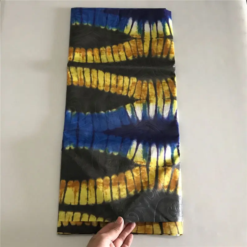 5 ярдов/партия африканская золотая парчовая Дамасская ткань для одежды|Кружево| |