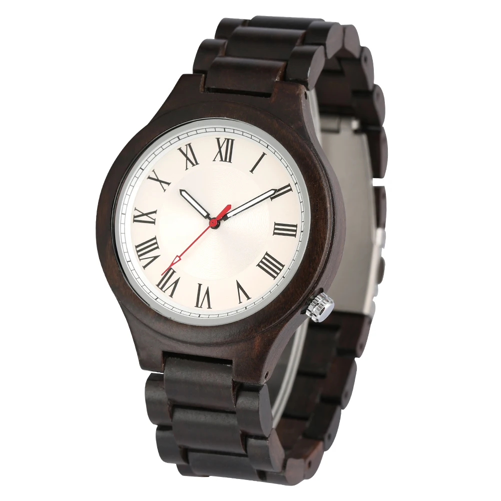 Часы наручные мужские кварцевые с римскими цифрами и светящимися