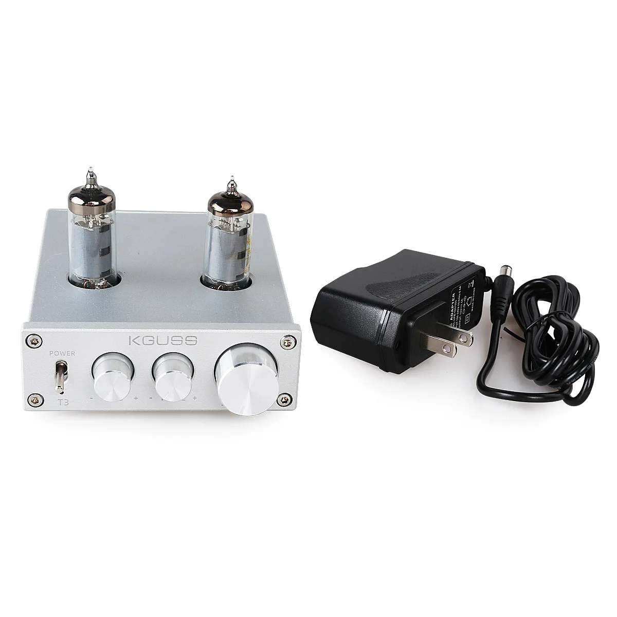 

Mini Preamp Tube Amplifier Buffer HIFI Audio Preamplifier Treble Bass Adjustment 6k4 Tube