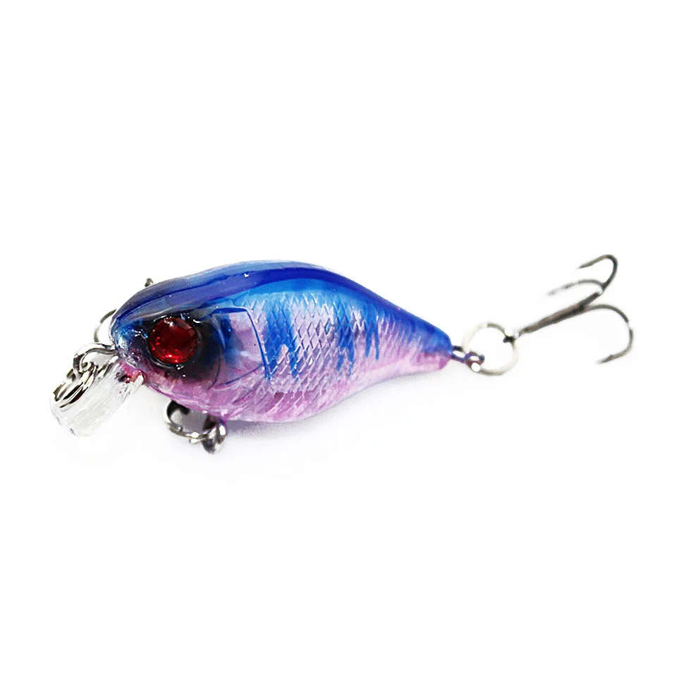 Walk Fish 1 шт. 4 см 2 г плавающая рыболовная приманка искусственная жесткая с крючком