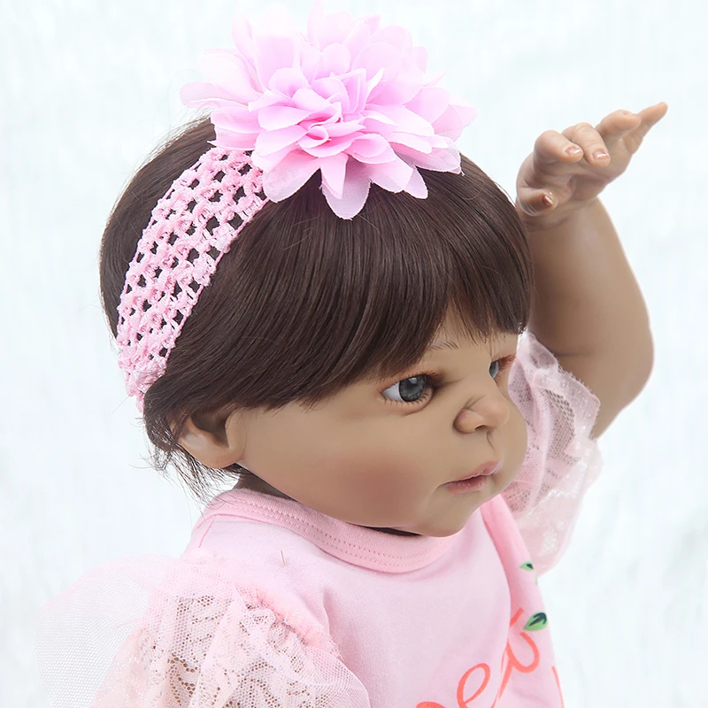 Bonecos 22'ɻlack reborn baby имя характеристики всего пластика моделирования детская
