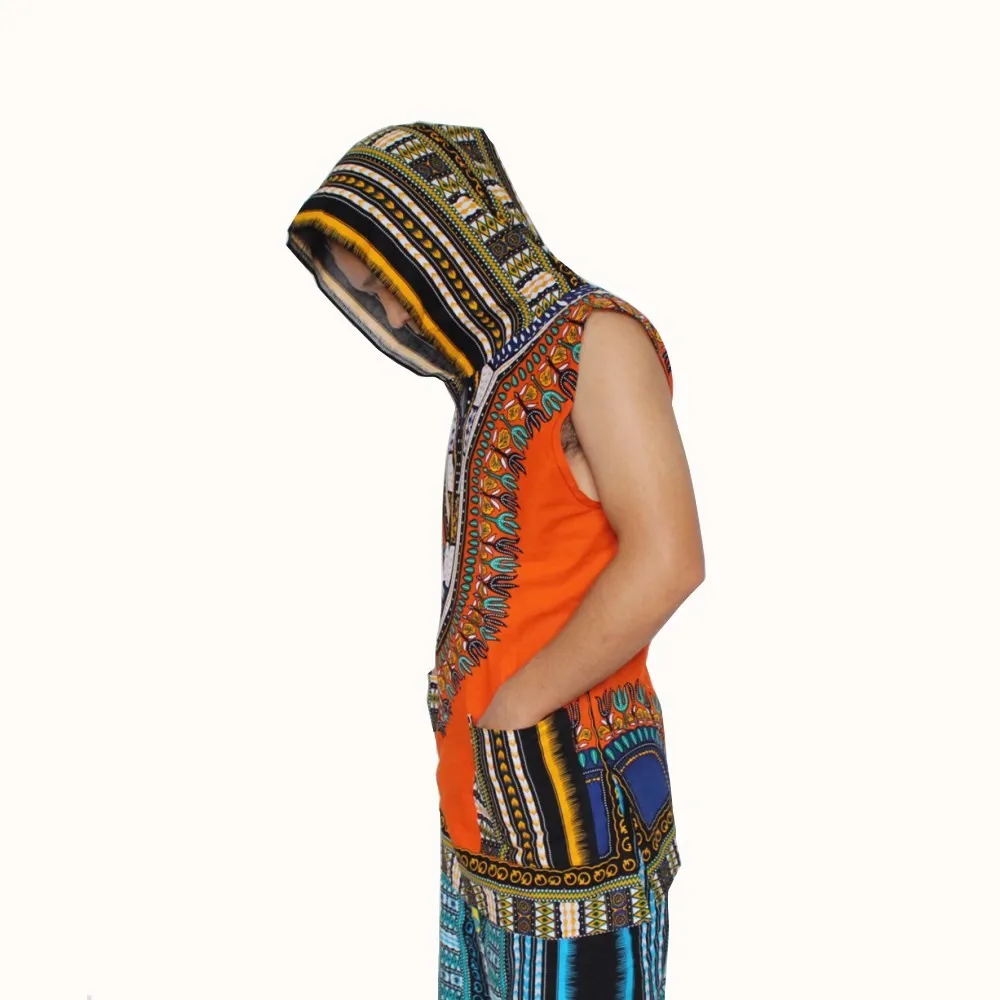 Дашики толстовки рубашка свободная африканская с капюшоном Турецкая Ткань 100%