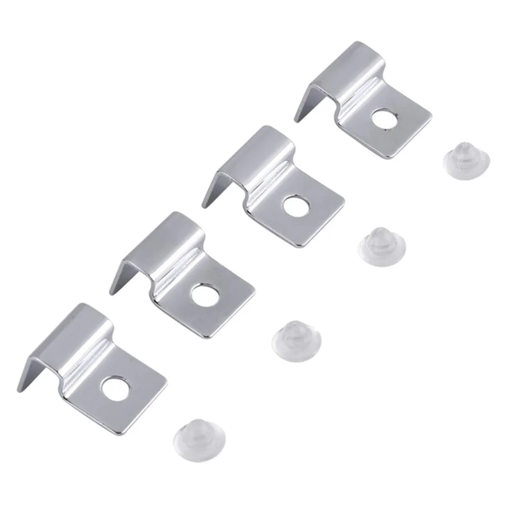 

8pcs 6mm Stainless Steel Aquarium Fish Tank Glass Cover Clip Support Holder Bracket Clamp Aquarium Accessories