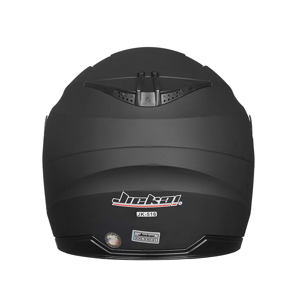 Мотоциклетный шлем мотоцикл JIEKAI винтажный с открытым лицом двойными линзами
