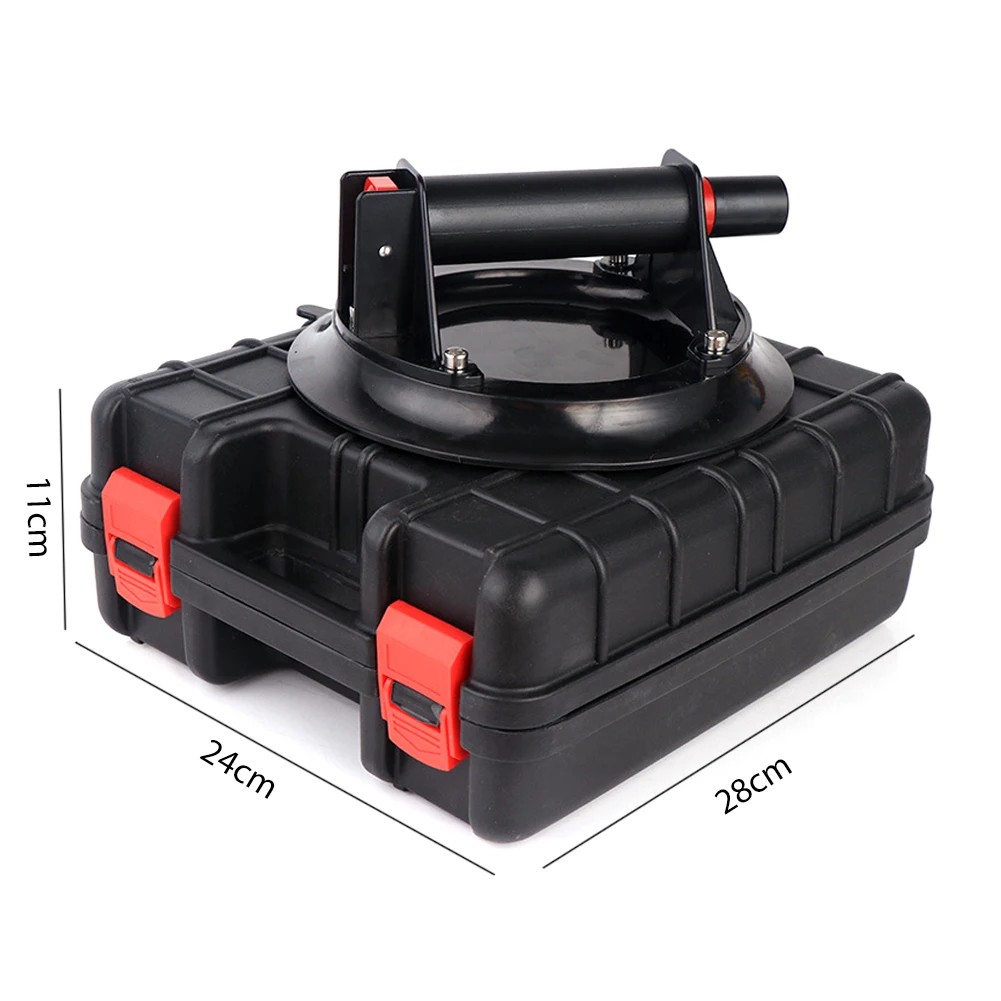 

8" Glass Suction Cup Vacuum Glass Lifter With Metal Handle Heavy Duty Vacuum Lifter For Granite Glass Lifting Window Replacement