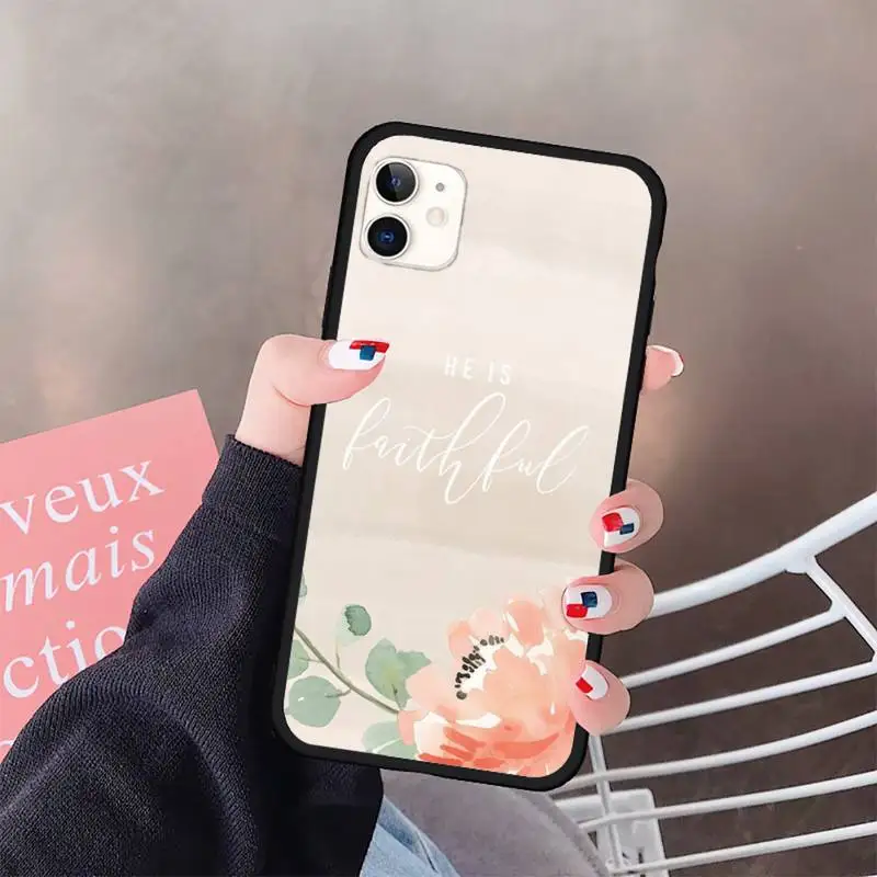 

Bible Text case for airpods Phone Case for iPhone 11 12 pro XS MAX 8 7 6 6S Plus X 5S SE 2020 XR