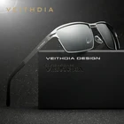 Мужские солнцезащитные очки VEITHDIA, из нержавеющей стали, с поляризацией, для вождения, модель 2711