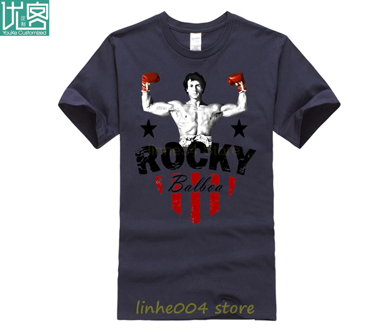 MMA Conor Mcgregor футболка с изображением Рокки Бальбоа боксерская ROCKY (6)|Мужские