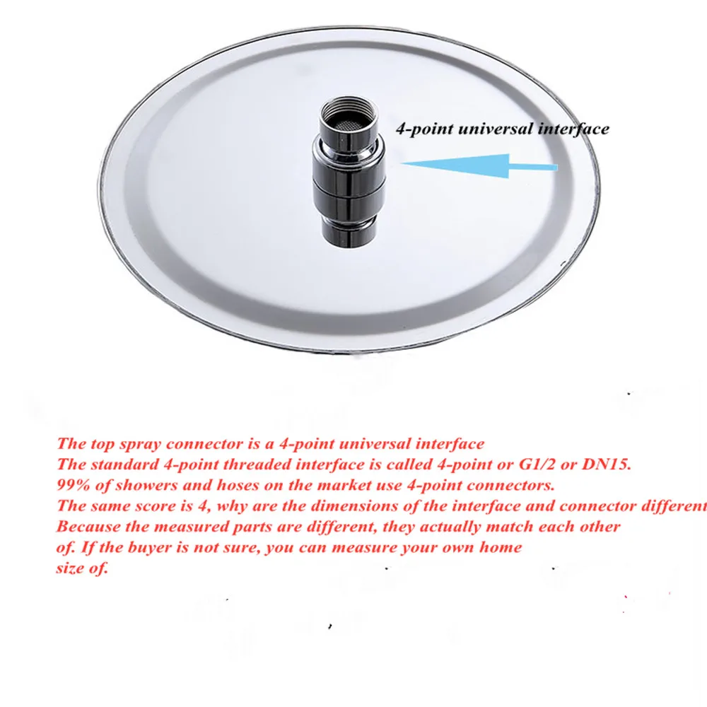 Ультратонкая насадка для душа Водопад 6/8 дюйма | Обустройство дома