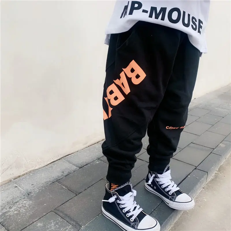 Брюки для мальчиков-подростков на осень/зиму теплые свободные возраст 8 10 12 лет |