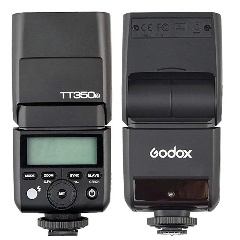 Godox TT350S 2 4G Вспышка для фотокамер Speedlite HSS 1/8000s TTL GN36 Беспроводной софтбокса Flash