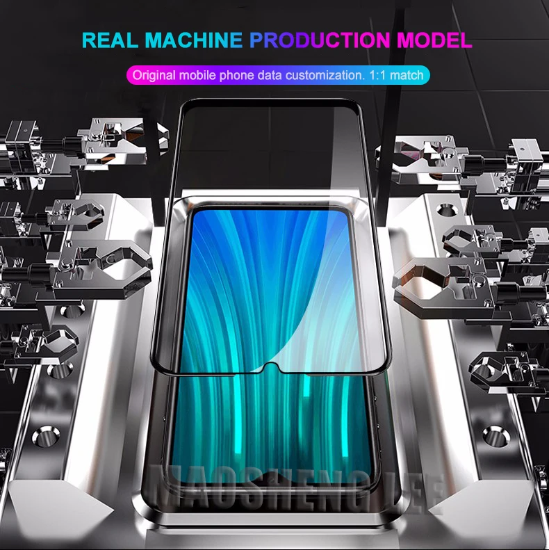 Закаленное стекло с полным покрытием для Xiaomi Redmi Note 8T защита экрана