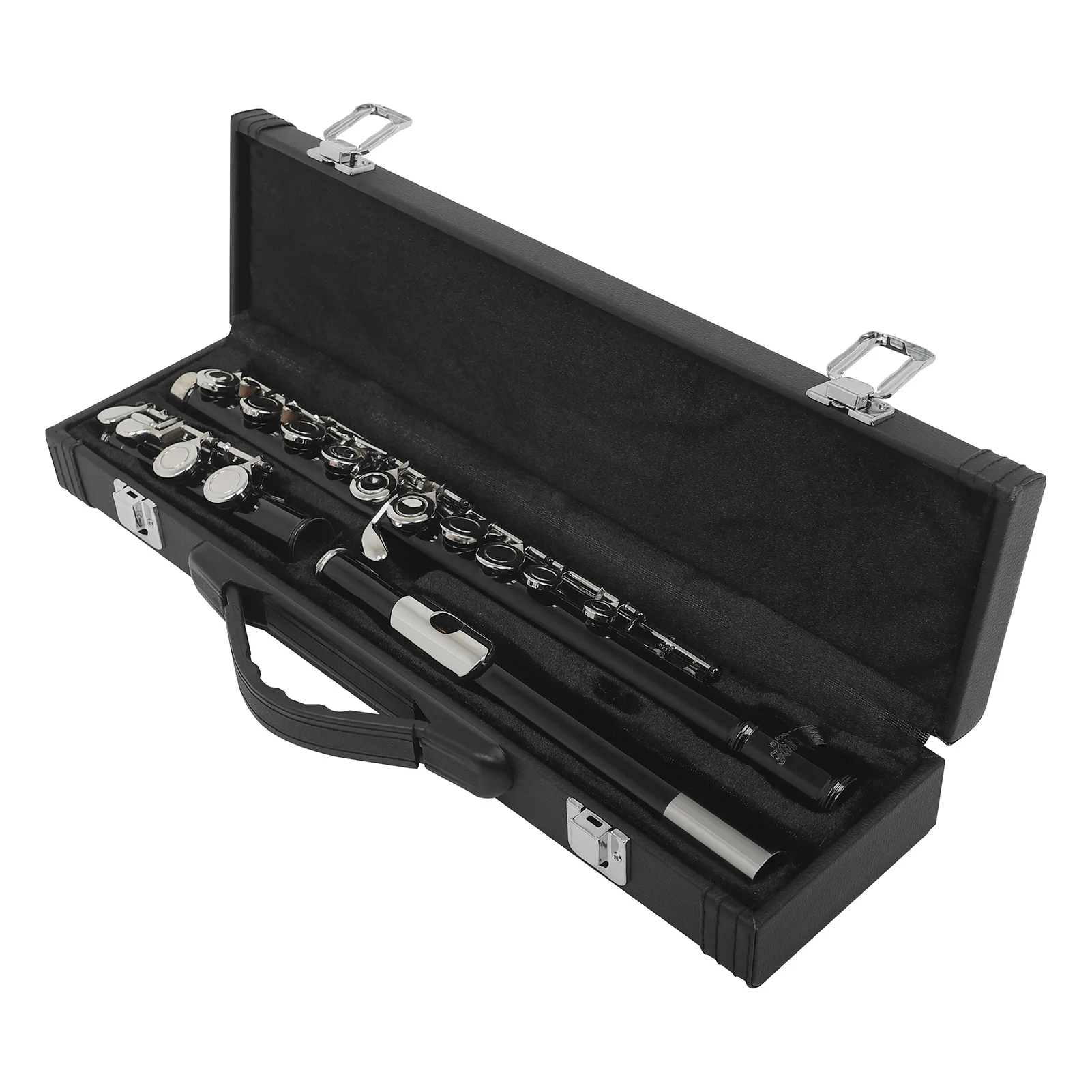 Флейта с ключом 16 отверстиями для западного концерта флейта из мельхиора