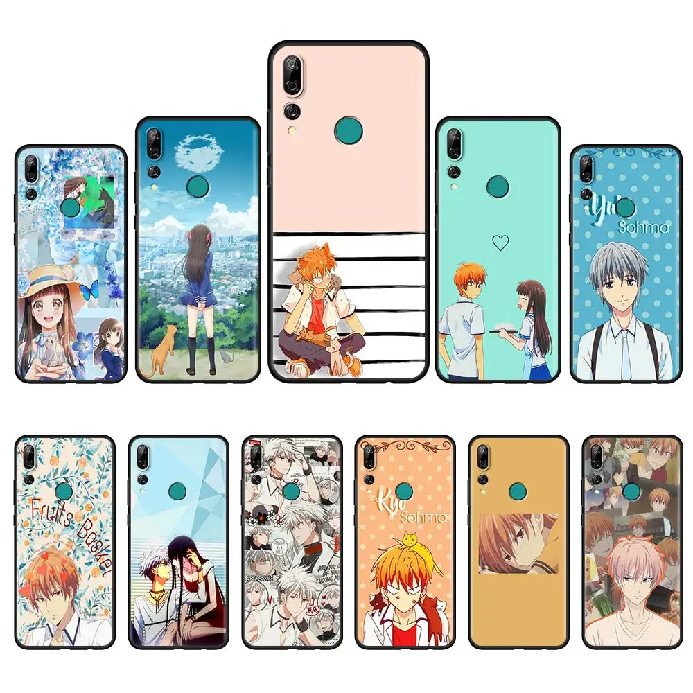 

Fruits Basket Anime Cases For Huawei Mate 40 20 Pro 10 Lite Black Cover Y6 Y7 Y9 2019 Y8s Y8p Y9a Y5p Y6p Y7a Soft Couqe Capa