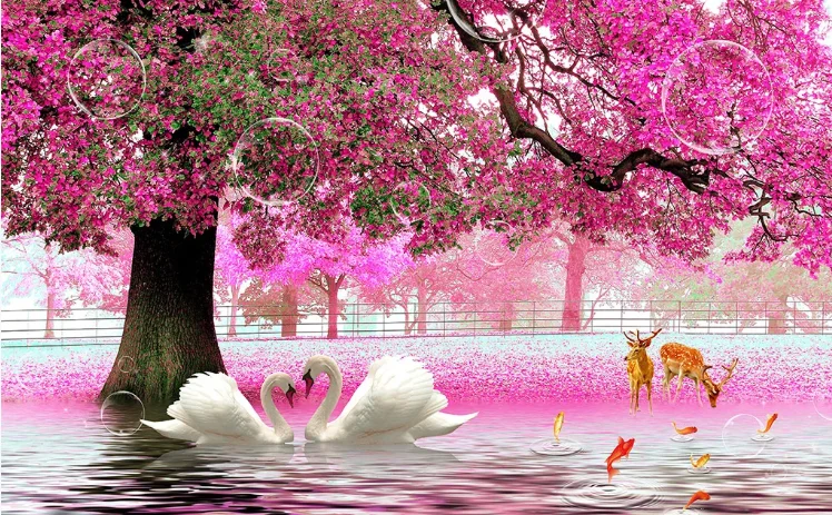 beibehang Custom Papel De Parede 3D Wall paper Mural Paintings Living Room photo wallpaper for walls 3 d 3d floor painting