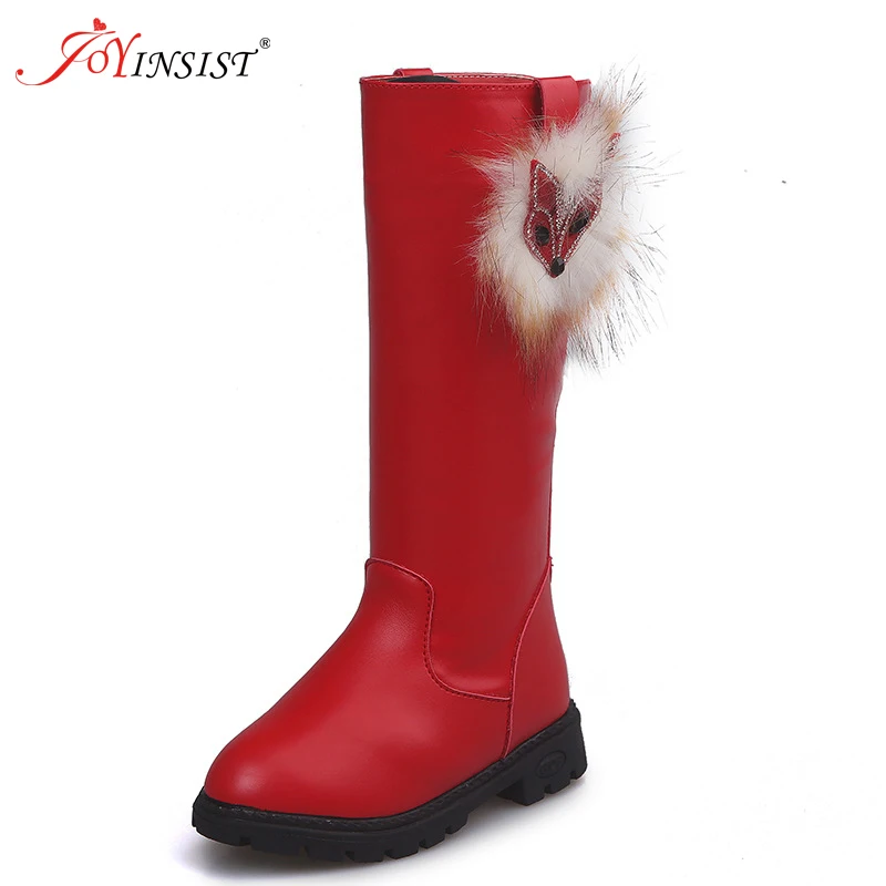 2019 детские зимние ботинки для девочек детская обувь с высоким бантом платье