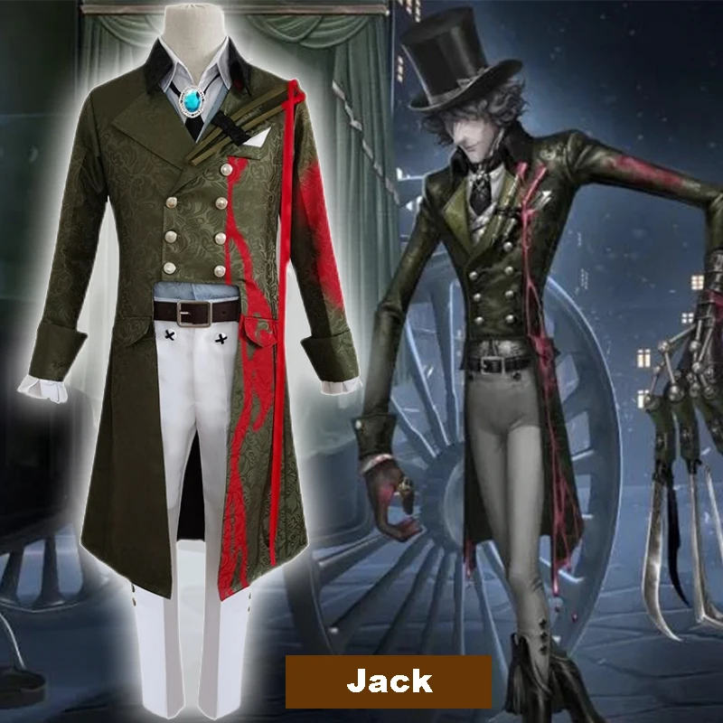 

Костюм для косплея игровой идентичности V, костюмы для косплея охотников, Рипперов, Джека, униформа для мальчиков, полный комплект, Новинка