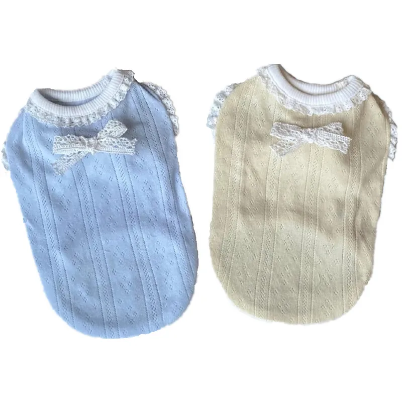 

Жилетка летняя для щенков, одежда для маленьких собак, рубашка, одежда для йоркширского померанского Шиша, тцу, мальтского бишона, одежда дл...