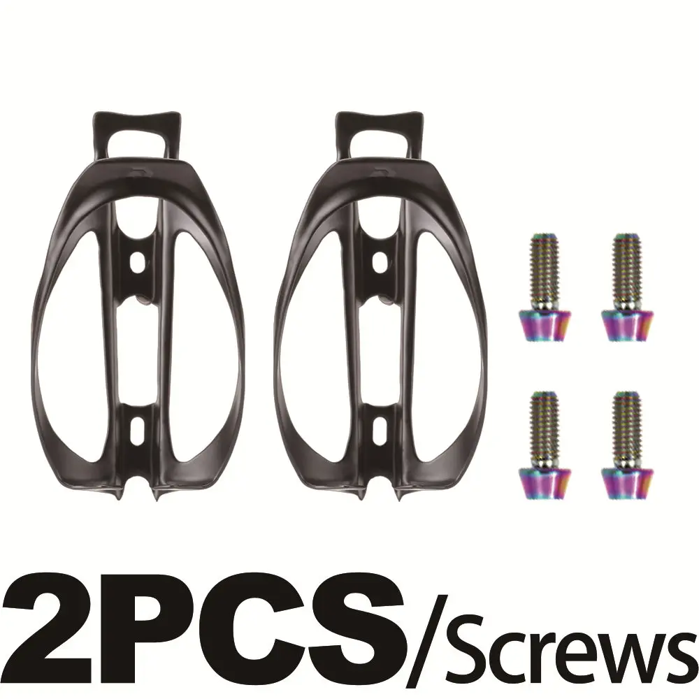 2-Pcs-Screws OG-EVKIN BC-006 из углерода держатель бутылки титановый сплав ультра-светильник клетка для бутылки держатель для велосипеда MTB/дорожный велосипед аксессуары - Цвет: 2-Pcs-Screws
