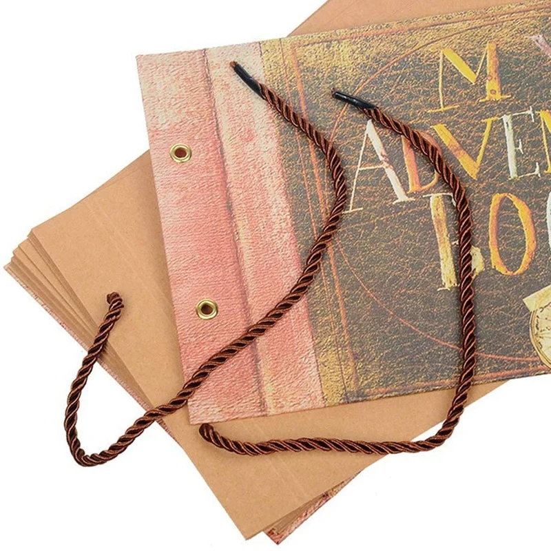 DIY альбом ручной работы винтажный Tether My Adventure Book Up семейный для скрапбукинга