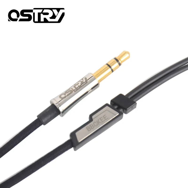OSTRY KC08T Наушники Hi Fi высокая производительность 3 5 мм коннектор плоского Headplug