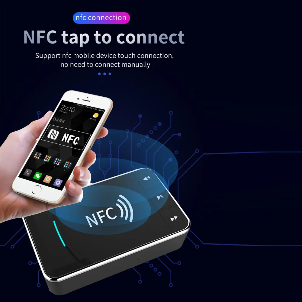 NFC-Bluetooth прием и передача Combo A2Dp Aux 3 5 мм Rca разъем Usb Смарт-воспроизведение стерео