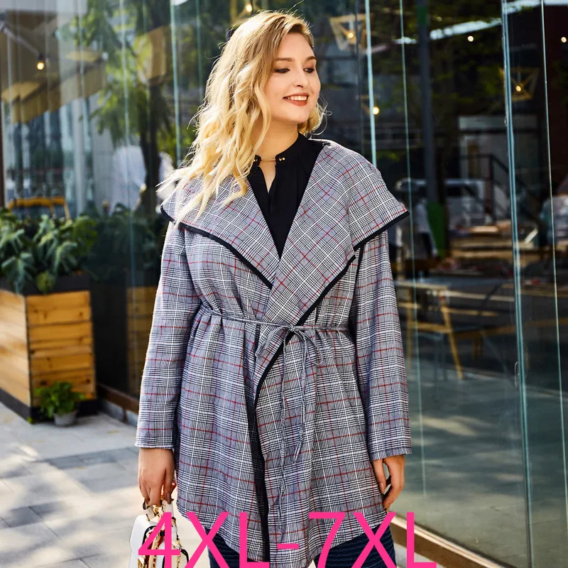 Новинка на осень зиму размера плюс куртка кардиган для женщин из синтетической