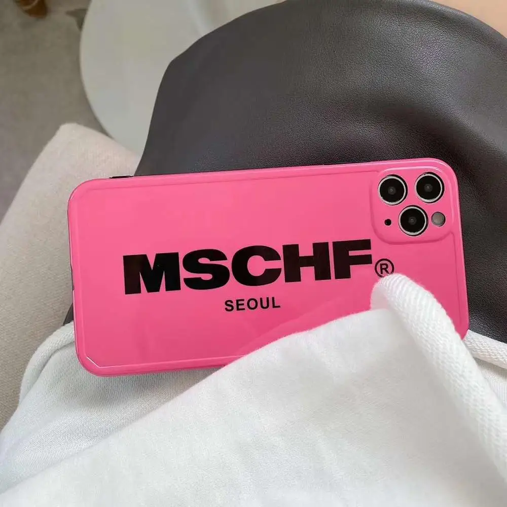 Корейский трендовый модный бренд Ins MSCHF чехол для телефона iphone 11 Pro Max Мягкий