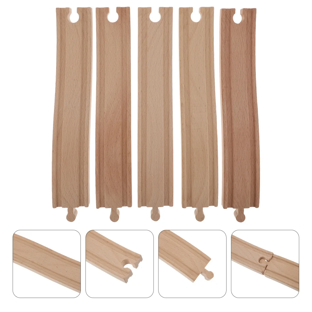 

1 Set Wooden Train Track Railway Expansion Accessories for Kids Children