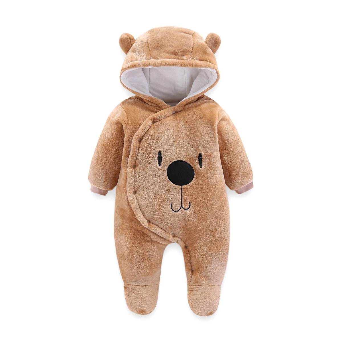 

Baby clothes Boy girls Clothes Cotton Newborn toddler rompers cute Infant bear new born winter Hoodie romper 0-12M