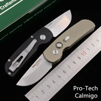 jufule calmigo ca legal mark 154cm blade aluminum hunt camping pocket outdoor survival kitchen edc tool tactical folding knife