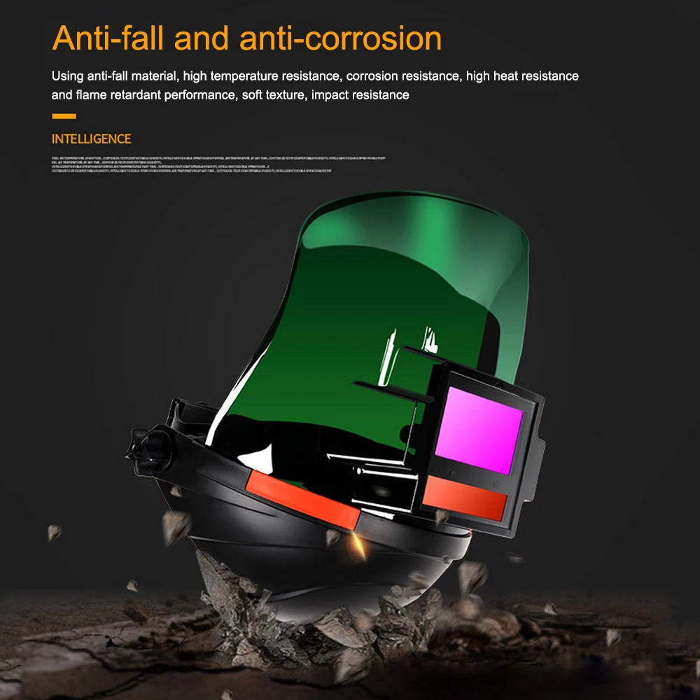 Solar Auto Darkening Welding Mask Helmet Splash Proof Safety Air Fed Protective Tool |