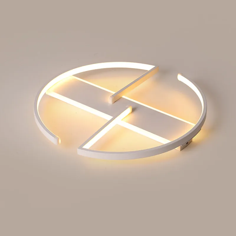 

New Led Ceiling Lamp For Bedroom Living Study Room Modern Home Creative Dimmable Circle Chandelier Lighting Fixture 110V 220V