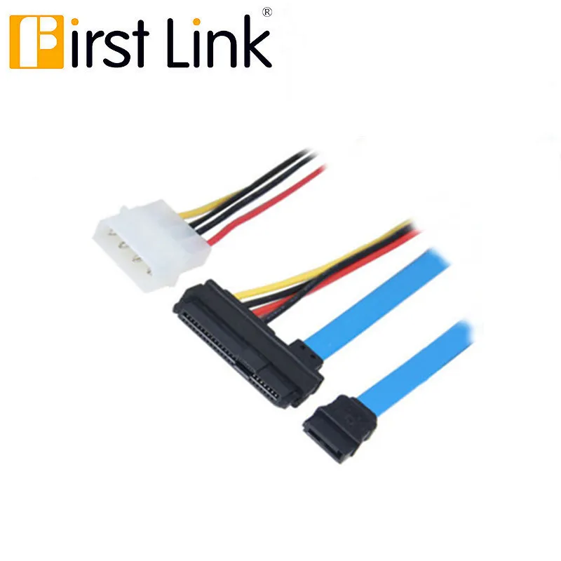Кабель SAS/SATA SFF 8482 Mini SAS 29Pin SCSI к SATA 7Pin с кабелем преобразователя LP4 Molex IDE 4Pin для