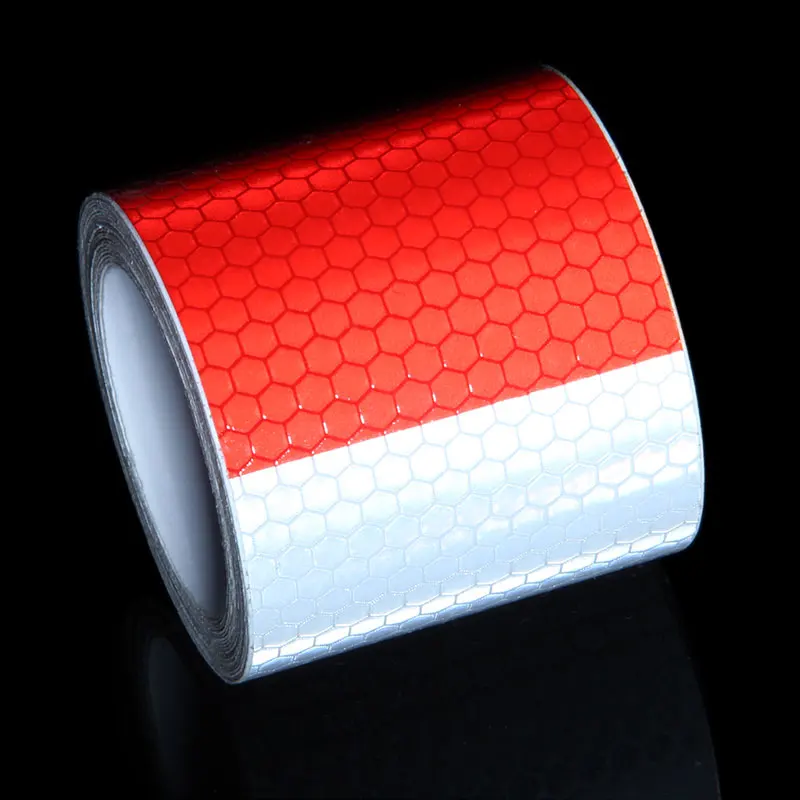 

5cmx5m Car Reflective Strip Stickers Warning Strip-style Decoration Film Safe Motorcycle Baby Car Reflect Road Safety Decal Film