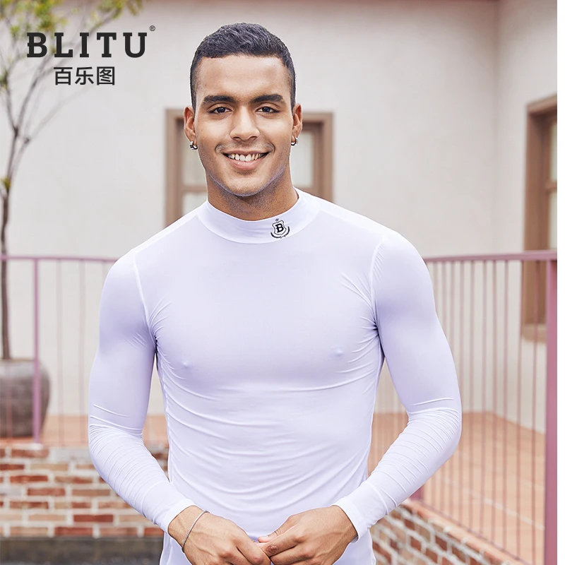 Мужская Базовая рубашка Golf Wear с длинным рукавом Спортивная сухая охлаждающая