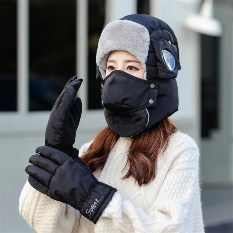 Новинка 2021 шапка Lei Feng для мужчин и женщин зимняя теплая верховой езды с защитой