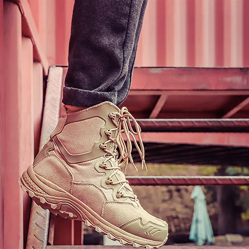 Новинка 2019 года дышащая походная обувь для мужчин мягкие Нескользящие