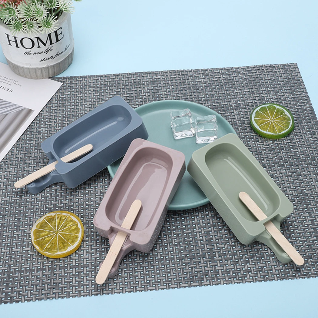 

Silicone Popsicle Mold justdolife Silicone Ice Cream Mould Ice Cube Tray Popsicle DIY Mold Dessert Ice Cream Mold for Kitchen