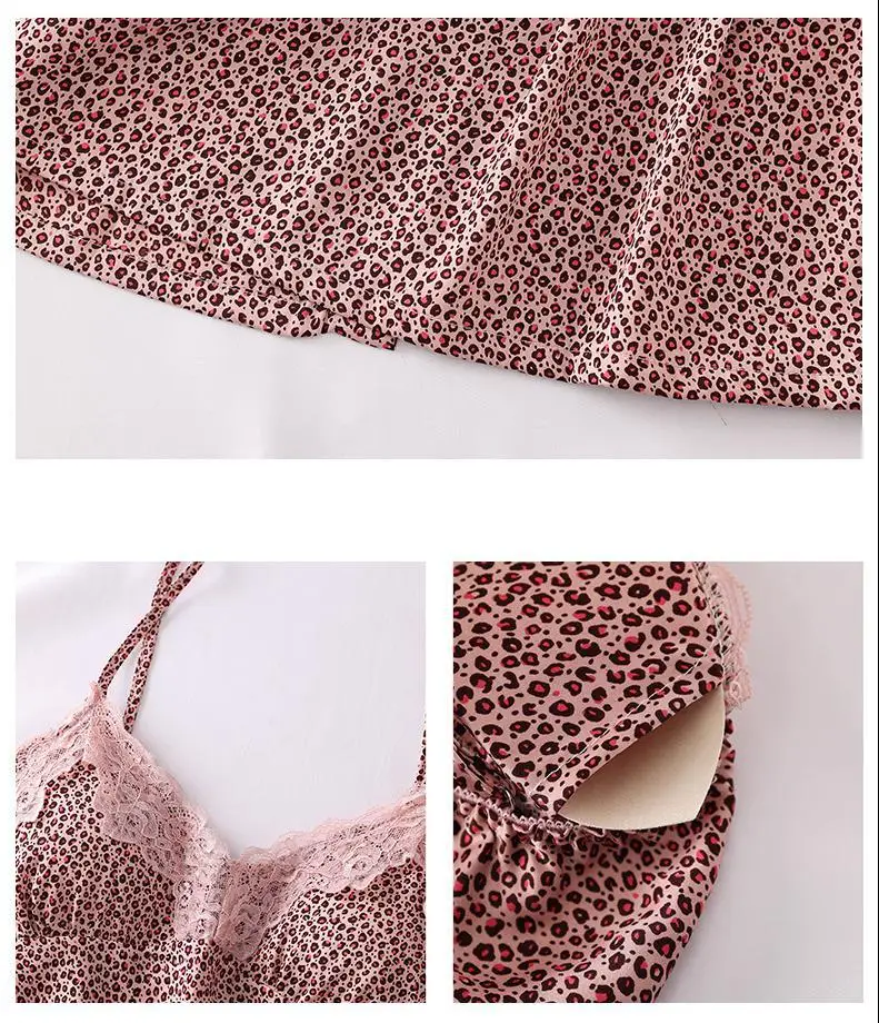 

4PCS Sleepwear Women Sexy Pajamas Rayon Intimate Lingerie With Breast Pads Summer Comfy Kimono Robe Gown Thin V-Neck Nightwear