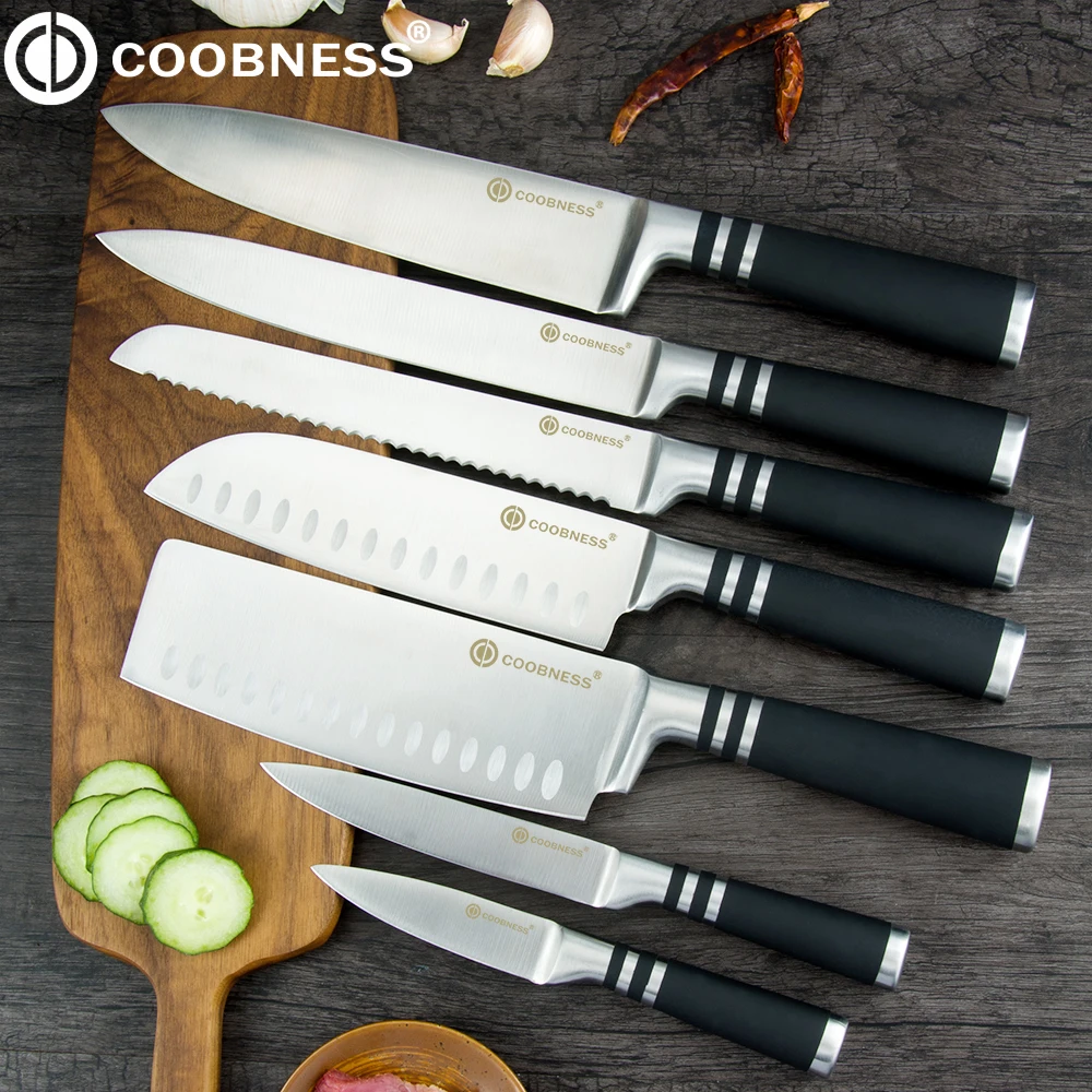 Поварской нож из нержавеющей стали ножи сантоку для нарезки хлеба универсальные