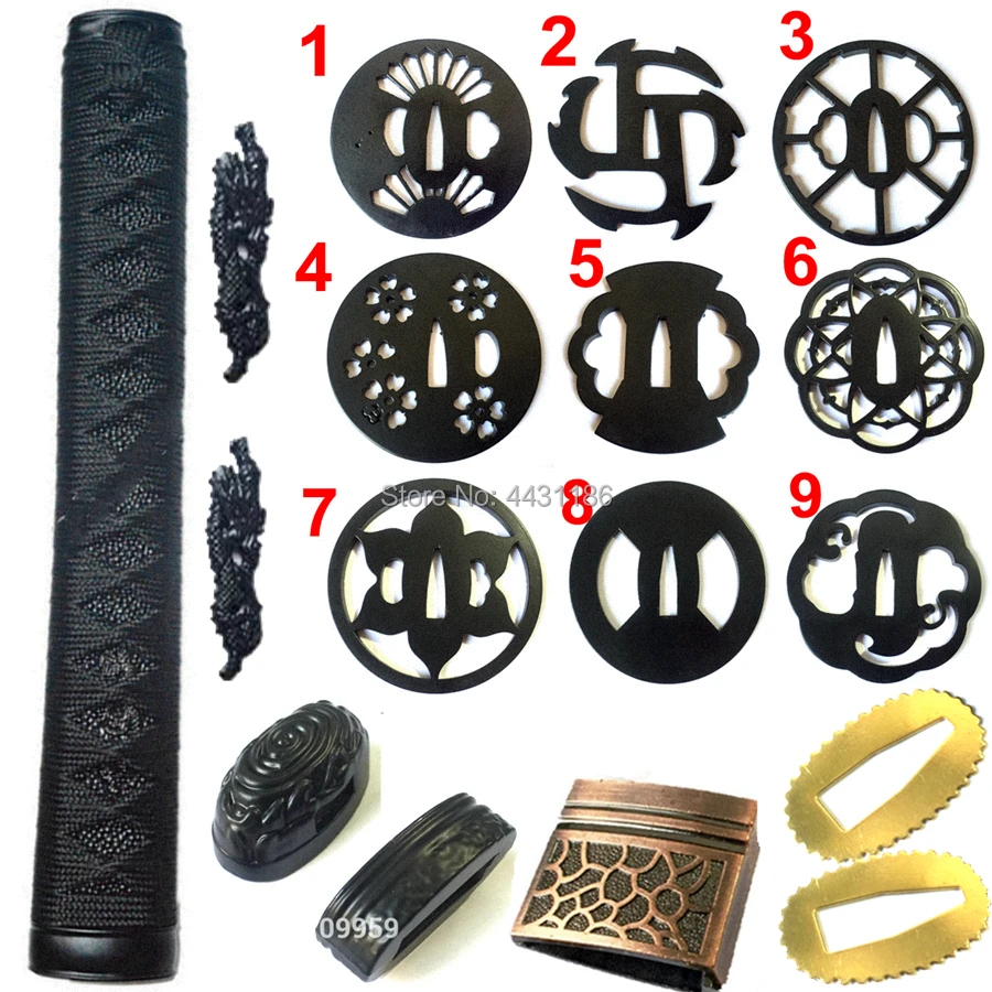 Красивые металлические поделки японский меч железная Накладка для