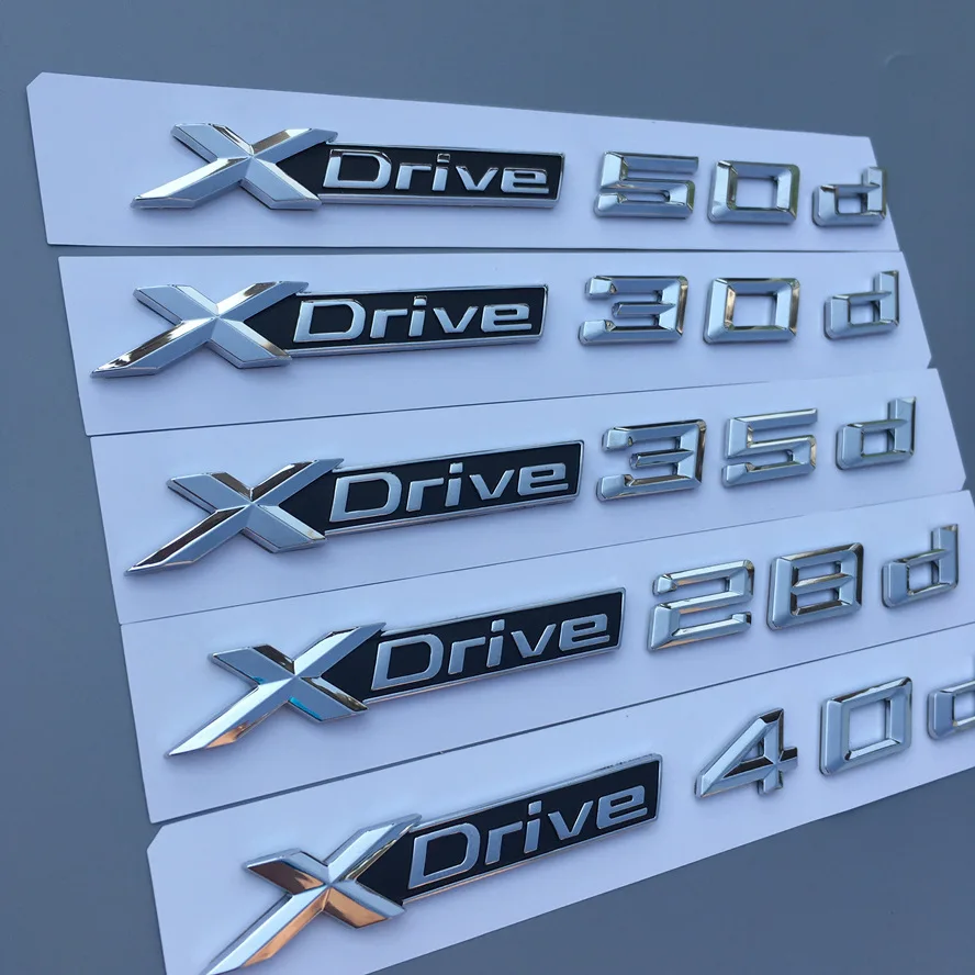 Автомобильные наклейки ABS xdrive аксессуары для стайлинга автомобилей BMW X1 X2 X3 X4 X5 X6
