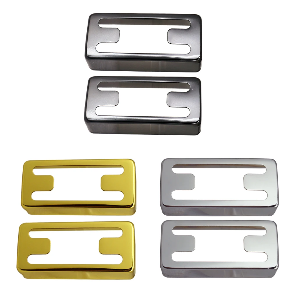 Набор из 2 чехлов Humbucker с мостовой шеей протектор латунный для электрогитарных
