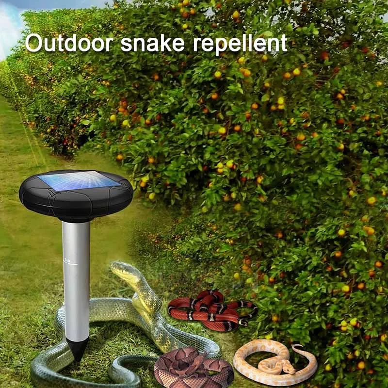 

Solar Powered Mouse Rat Repeller Ultar Sonic For Outdoor Ground Rodent Mole Mice ANDF889