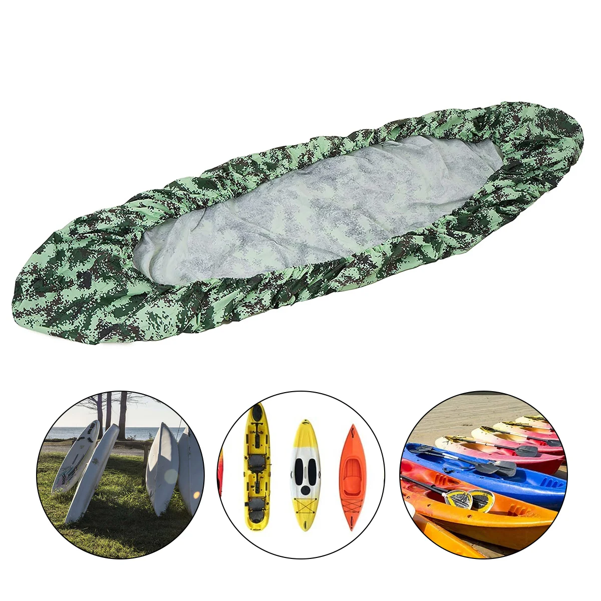 

1Pc Kayak Cover Waterproof Canoe Protective Cover Outdoor Canoe Storage Case