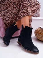 women faux suede boots fashion low heel ankle shoes women short boots square heels casual boots plus size 43 vintage botas mujer