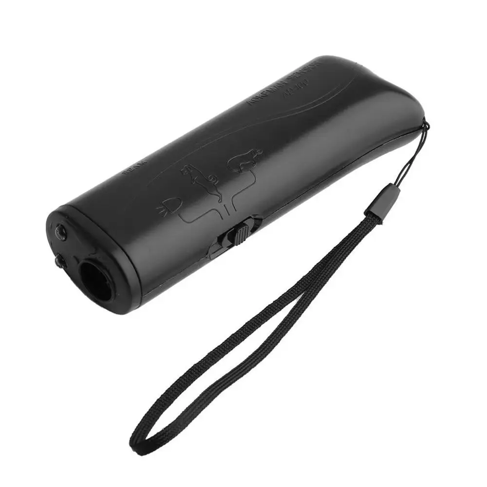 Портативный Ручной ультразвуковой отпугиватель лая Собака Обучение устройство 3