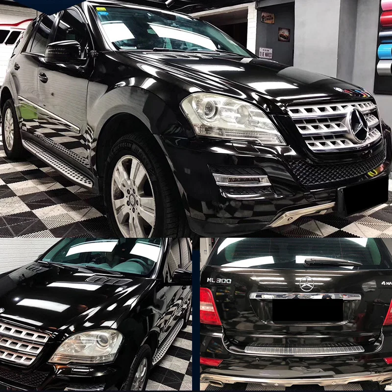 

Car Styling 200cmx30cm Bright Glossy Vinyl Car Wrap Sheet Black Roll Film Car Stickers Motorcycle Auto Accessories Automobiles