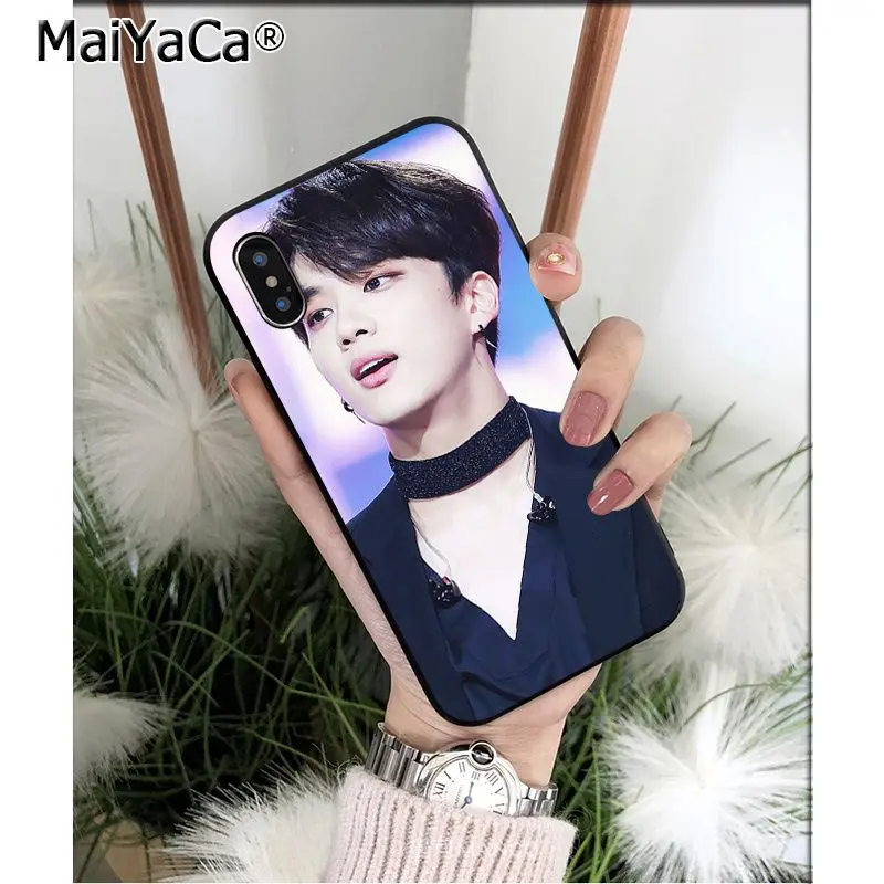 Высококачественный чехол для мобильного телефона MaiYaCa Kpop GOT7 Apple iPhone 8 7 6 6S Plus X XS MAX 5